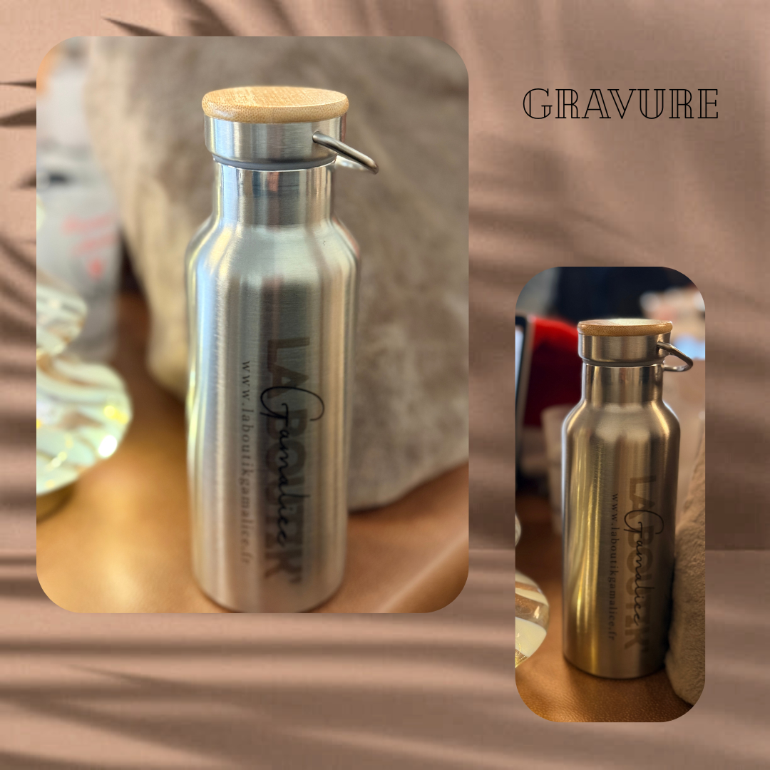 Gourde Marius – Gravée et Personnalisable