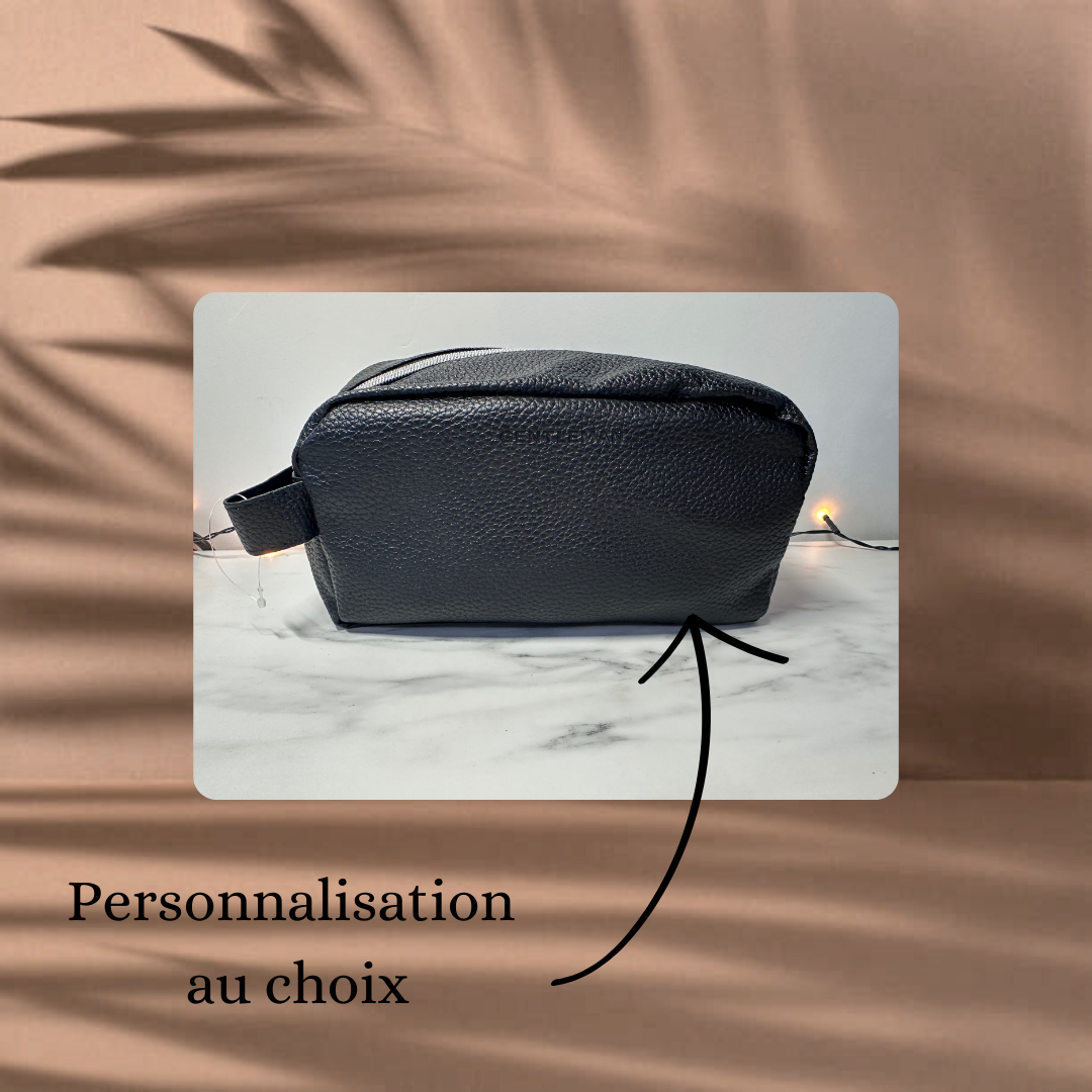 🧳 Trousse de toilette Gentleman – Personnalisable