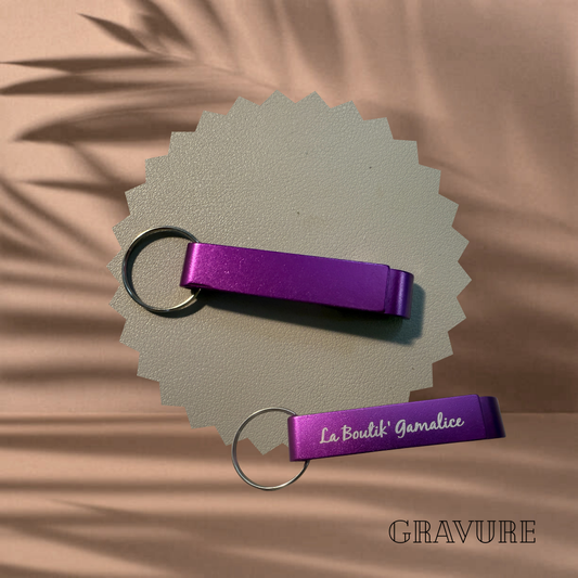 🗝️ Porte-clés Décapsuleur Marie – GRAVURE