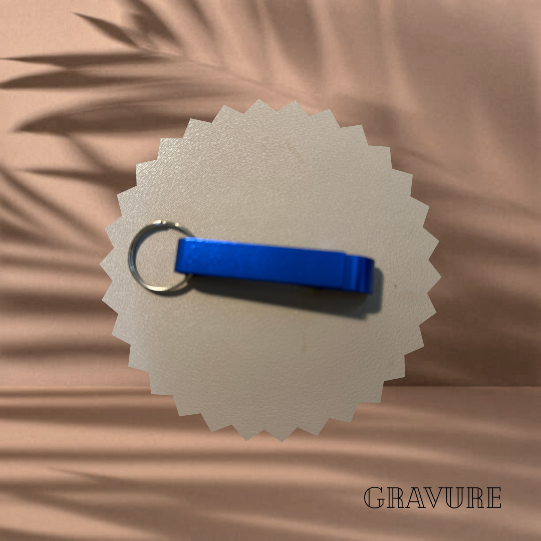 🗝️ Porte-clés Décapsuleur Marie – GRAVURE