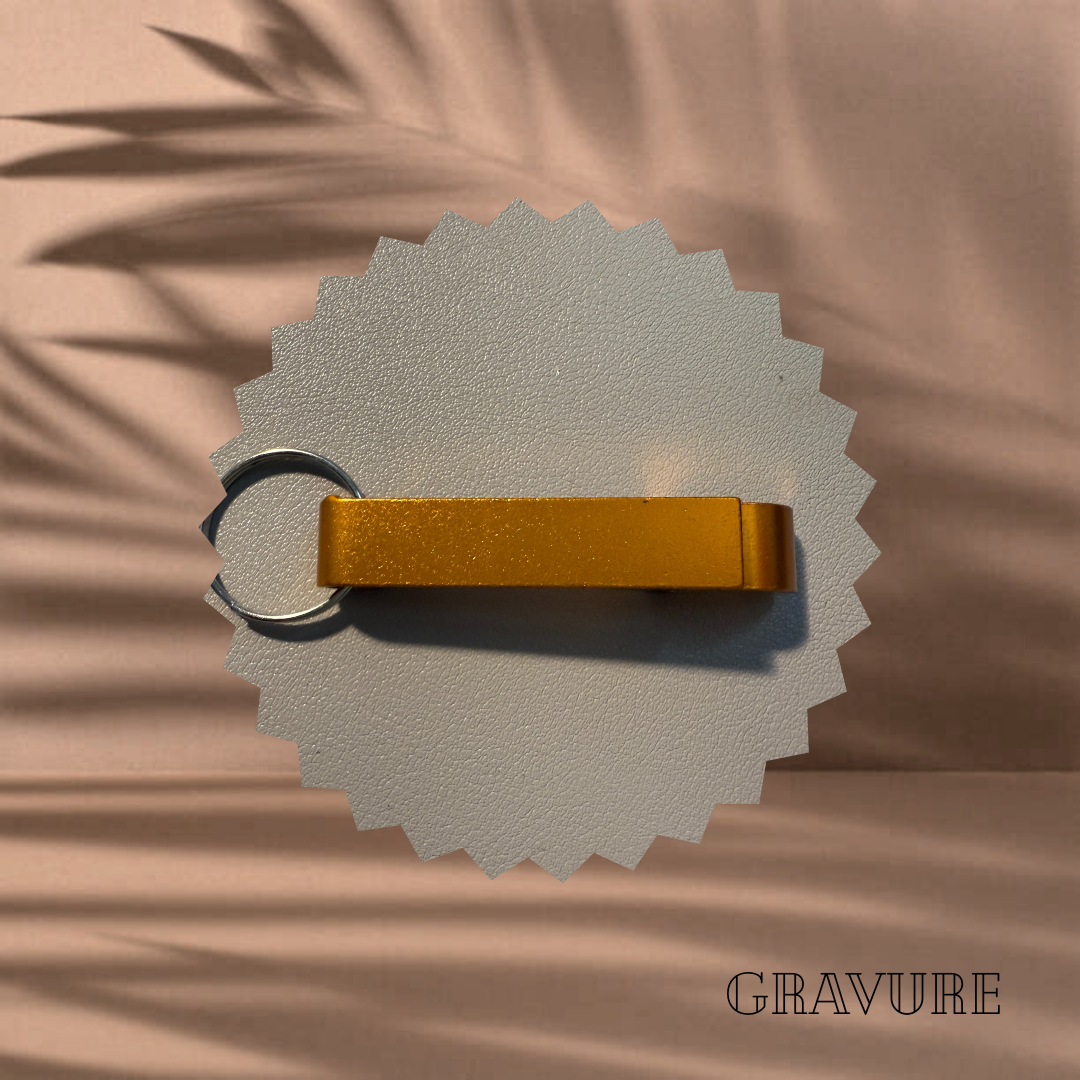 🗝️ Porte-clés Décapsuleur Marie – GRAVURE