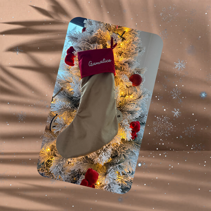 Chaussette de Noël – Personnalisable