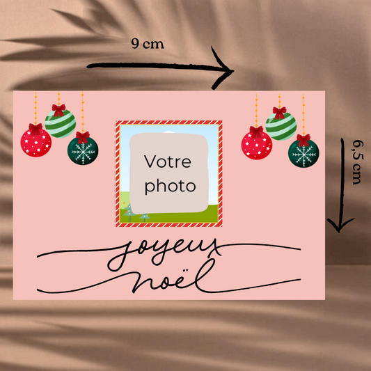 🎄 Magnet Noël "photo" – Personnalisable