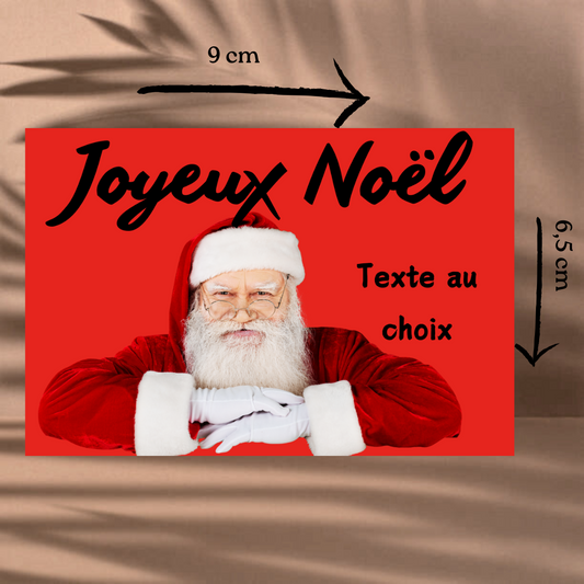 🎄 Magnet Père Noël – Personnalisable