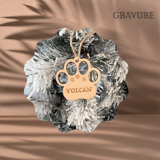 Ornement de sapin pour CHIEN