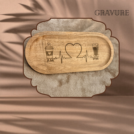 🍂 Petit plat AMBRE – En bois d’acacia FSC®