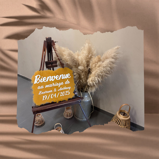 Panneau de bienvenu