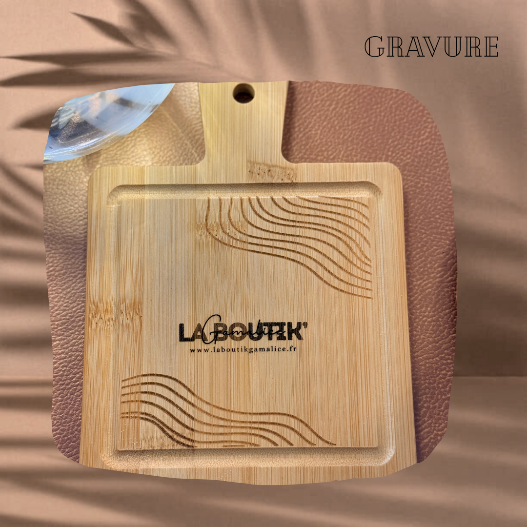 🔪 Planche à découper Émy – Personnalisable