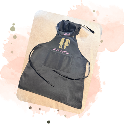 🧑🍳 Tablier enfant personnalisable Charlie – avec chapeau de chef