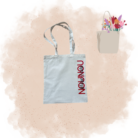 Tote bag "double écritures"